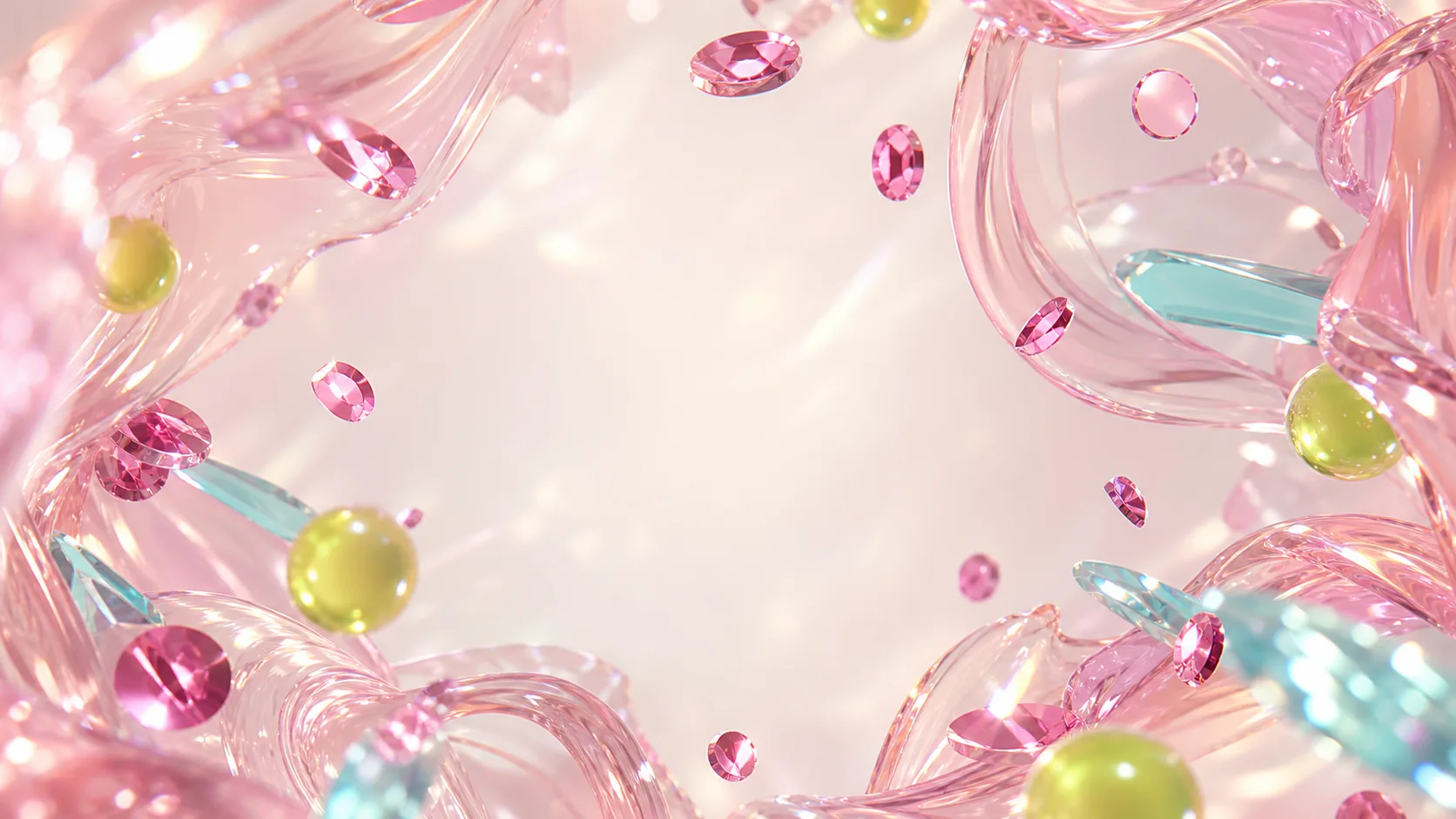 Glass confetti
